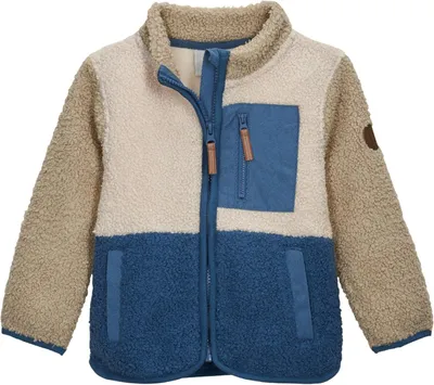Productafbeelding van Fleecejack baby uniseks - opstaande kraag - warme babyjas