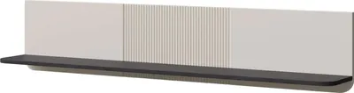 Produktbild von Wandregal Marly Hängeregal 150x30x22cm Farbe wählbarKaschmir / Graustein150x30x22cm