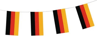 Produktbild von Papstar Flaggenkette, Papier 4 m Deutschland schwer entflammbar 10500