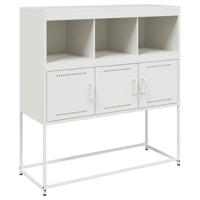 Obrázek produktu pro Příborník bílý 100,5 x 39 x 107 cm ocel