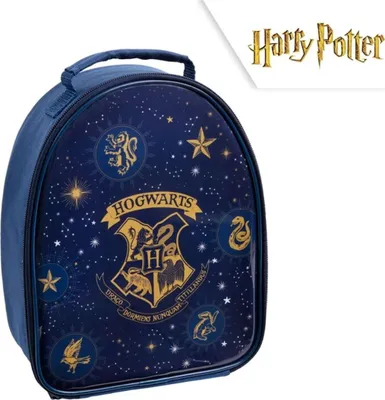Produktbild von Harry Potter - Blaue Frühstückstasche / Navy Lunchbag