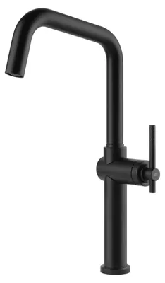 Produktbild von Gessi 60650, Ziehen, Schwarz, Hebelgriffe, Einzelbild, 299 - matte black, 3/8"
