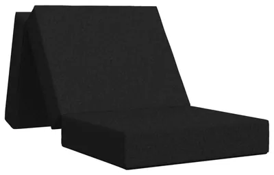 Immagine prodotto di Divano letto pieghevole vidaXL 75 x 63 x 45 cm Nero