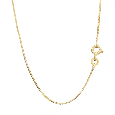 Produktbild von 40cm 333er Gelb Gold Kette Venezianer Kette Veneziakette Collier 0,6mm 0,9g 9022