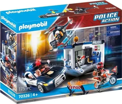 Immagine prodotto di PLAYMOBIL 70326 Action City Police Station Elicottero Polizia Auto Moto