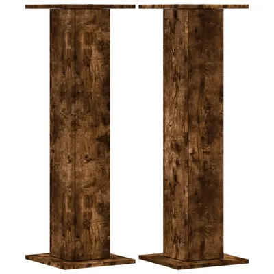 Obrázok produktu pre vidaXL Stojan na rastliny 2 ks Údený dub 30x30x95 cm Materiál na báze dreva