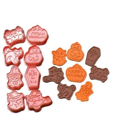 Produktbild von Set mit 8 Halloween-Ausstechformen, Kunststoff
