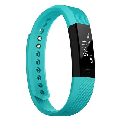 Zdjęcie produktu dla Bransoletka fitness na systemy Android i iOS – turkusowa