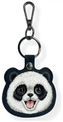 Immagine prodotto di Nimmy New Big Eyed Pet 2.0 Custodia per panda per localizzatore - Nero