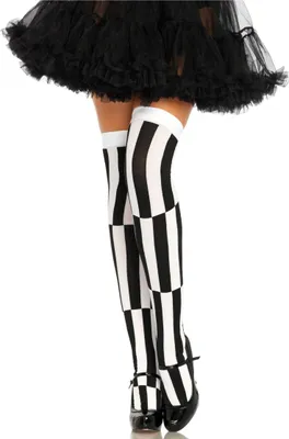 Zdjęcie produktu dla Leg Avenue 6340_00722, Czarny, Biały, One Size, 1 szt.