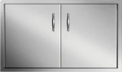 Produktbild von BBQ Doppel-Tür Luxe – Edelstahl (RVS) – Mit Innenaufhängung – 88x48cm