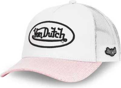 Produktbild von Von Dutch Originals Trucker Cap Shiny white/pink