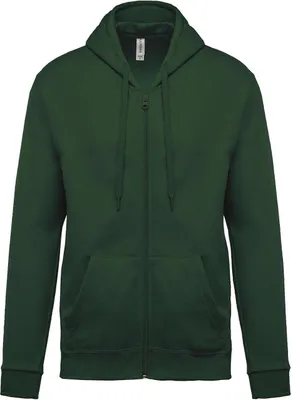 Produktbild von Kariban Herren Sweatjacke Kapuzenpullover Hoodie Sweatshirt Pullover, Größe:XS, Farbe:Forest Green