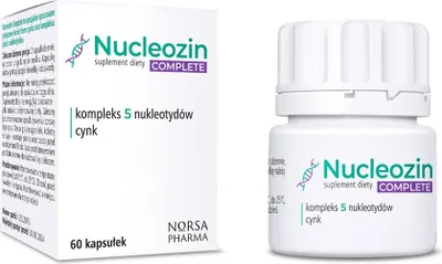 Produktbild von NUCLEOZIN COMPLETE Komplex 5 Nukleotid Zink IMMUNITÄT Norsa Pharma 60 Kapseln