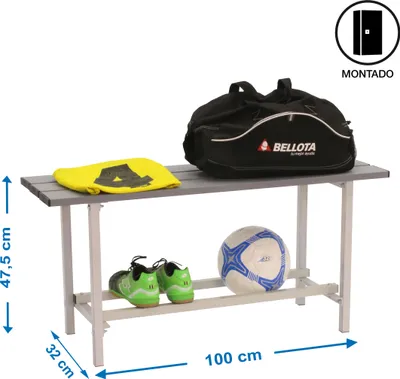 Produktbild von SIMONLOCKER MON Garderobenbank. METALLBANK 1000