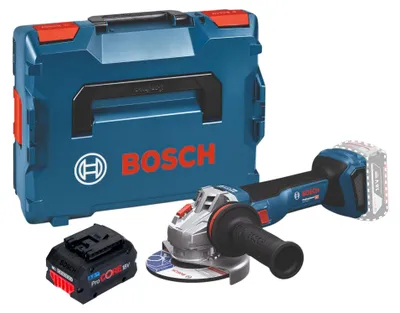 Image de Bosch GWS 18V-11 Professional Meuleuse angulaire sans fil 18 V 125 mm Brushless + L-Boxx ( 06019N4102 ) - sans batterie, sans chargeur
