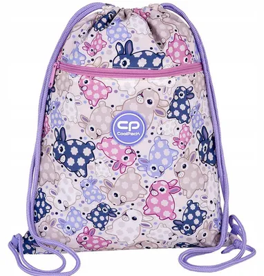 Produktbild von Coolpack Vert Schuhbeutel Für Sport Und Gymnastik, Reisebeutel, White Bunny