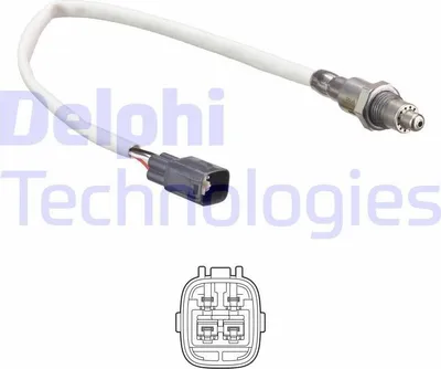 Produktbild von DELPHI Lambdasonde für TOYOTA Yaris Schrägheck (P13) vor-Kat Beheizt 275mm ES21243-12B1