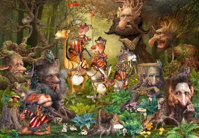 Produktbild von Grafika Puzzle François Ruyer Trolle 1000 Teile Erwachsene Karton