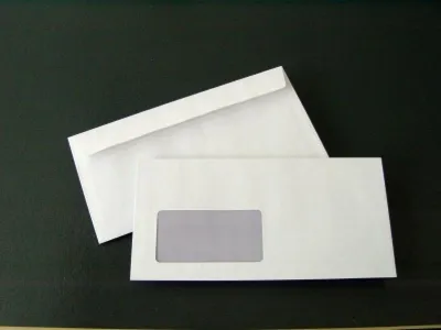 Immagine prodotto di Buste formato DIN lungo, 80 g/m², autoadesive, con finestra, confezione da 1000 pezzi, colore bianco
