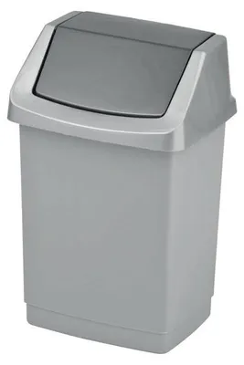 Image de Curver "click-it" panier basculant 15l /argent/ graphite