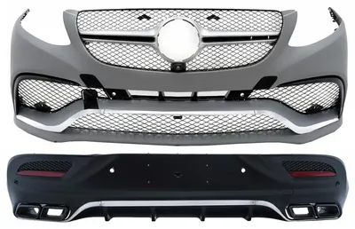 Produktbild von Bodykit für Mercedes GLE Coupe C292 15-19 Stoßstange Endrohre Diffusor.