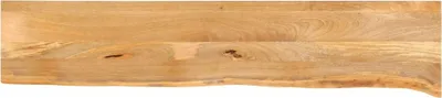 Immagine prodotto di Piano del tavolo con bordo ad albero 180x30x2,5 cm in legno massiccio di mango