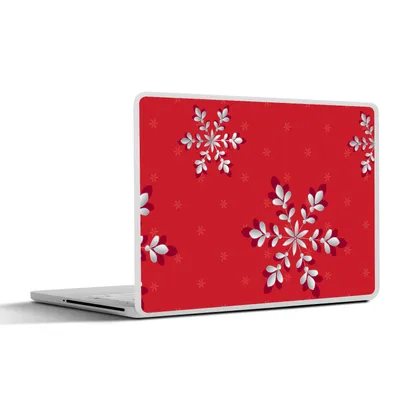 Produktbild von MuchoWow® Laptop Aufkleber Sticker Cover Muster - Weihnachten - Pflanzen 40x30 cm - Laptop Dekoration - Selbstklebend