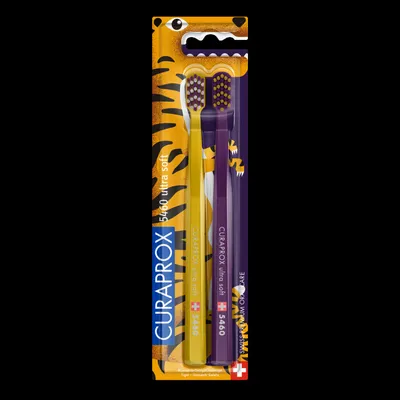Obrázok produktu pre Curaprox Sada zubných kefiek - CS Ultra Soft 5460 2-pack TIGER edition