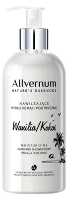 Produktbild von Allvernum – Feuchtigkeitsspendende Hand- und Duschseife Vanille/Kokosnuss, 300 ml