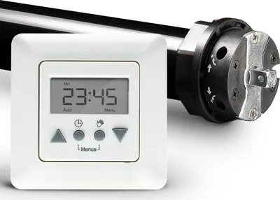 Produktbild von Profi-Set | P5 50/12-60 inkl. Time Control | 50Nm = Zugkraft - 115Kg | 60mm 8kant Welle | Rolladen Rollladen Rolladenmotor Rolladenantrieb