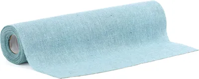 Produktbild von 100%Mosel Tischläufer Leinenoptik, in Hellblau (28 cm x 5 m), Tischband