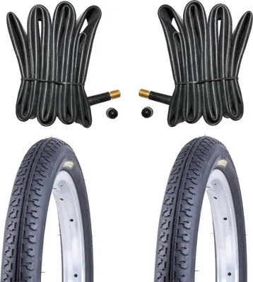 Produktbild von 2x Kenda Fahrradreifen 14 Zoll Reifen 14x1.75 47-254 inkl. 2 x Schlauch mit AV.