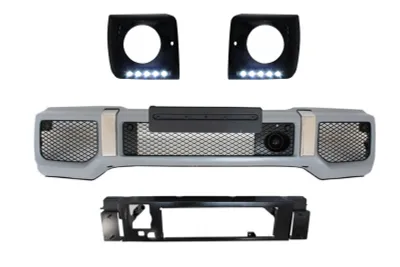 Produktbild von Osłony reflektorów zderzaka przedniego do Mercedes W463 G-Class 89+ G65 Look