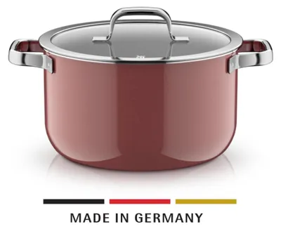 Produktbild von WMF Fusiontec Mineral Pro, Kochtopf mit Deckel, 24 cm, Rose Quartz 122558
