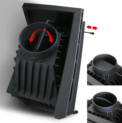 Produktbild von Kamineinsatz Gusseisen KRATKI ZUZIA ECO DECO rechts 12 kW Ø 150