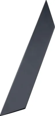 Produktbild von Furnipart Griffleiste Streamline LA96mm - moderner Möbelgriff zum Anschrauben, Aluminium schwarz matt