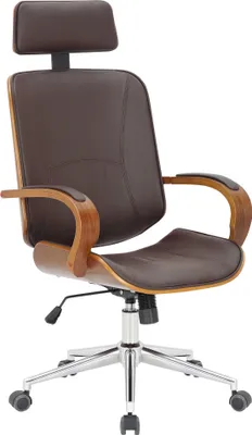 Produktbild von Bürostuhl HLO-CP2  walnuss/braun