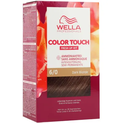 Produktbild von Wella Color Touch Fresh Up Kit 130 ml 6/0 dunkelblond Haarfarbe mit Entwickler Set
