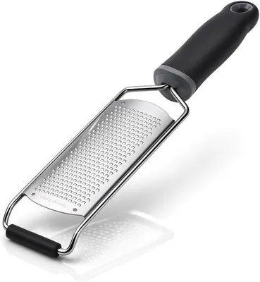 Produktbild von Küchenreibe – feine Parmesanreibe – Edelstahl – ideal für Käse und Zitronenschalen – Vemera