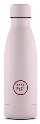 Thermosflasche 350 ml Pastellrosa, Edelstahl, 23,5 cm