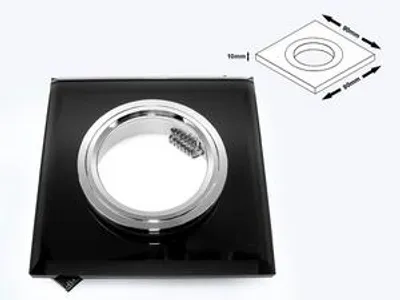 Obrázek produktu pro Podhledový rámeček pro LED svítidlo Worta ČERNÉ