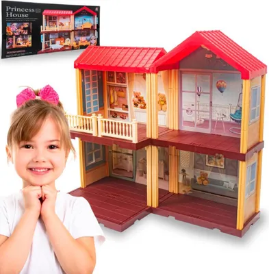 Produktbild von Villa Puppenhaus mit Lichtern - zauberhafter Spaß für Mädchen!