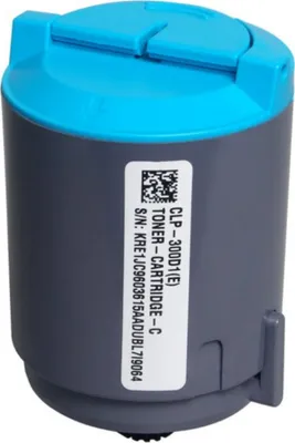 A close-up studio shot of a toner cartridge.