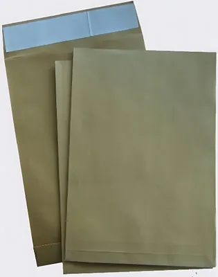 Produktbild von Büroring Faltentasche DIN B4, ohne Fenster, haftlebend, 120g/qm, natronbraun, 20 mm Klotzboden, 100 Stück