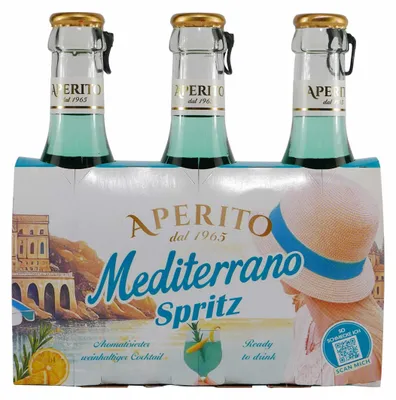 Produktbild von Aperito Mediterrano Spritz (3 x 0,2L)