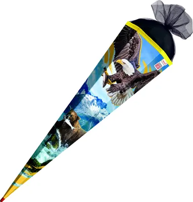 Produktbild von Schultüte / Zuckertüte / 85cm / eckig / "Seeadler"