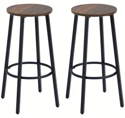 Produktbild von Barkreuze - Barhocker - Küchenhocker - Hocker - Set aus 2 Barkreuzen - Industrielles Design