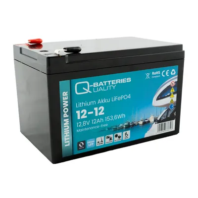Produktbild von Q-Batteries Lithium Akku 12-12 12.8V mit Bluetooth