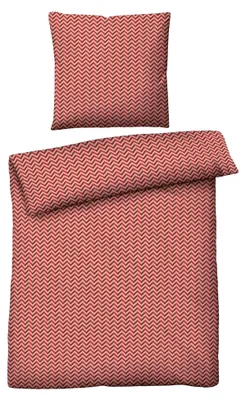 Produktbild von Bettwäsche Jersey Chevron 1x 135x200 cm + 1x 80x80 cm, Gold
